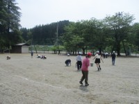 グラウンド整備