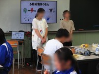 クイズ形式で噛むことの良さを教えてくださいました。