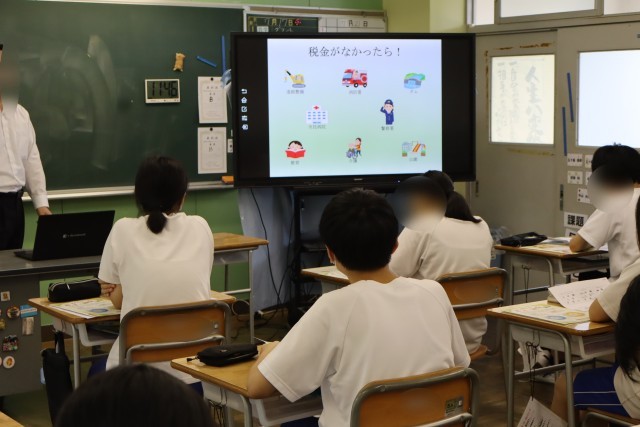 7/17　税金の大切さを学びました