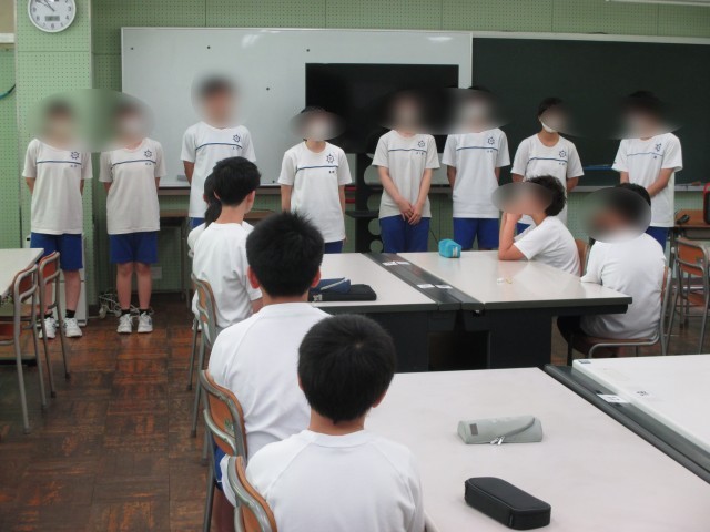 リーダーが決意を述べました