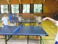 フットワークを使ってボール処理