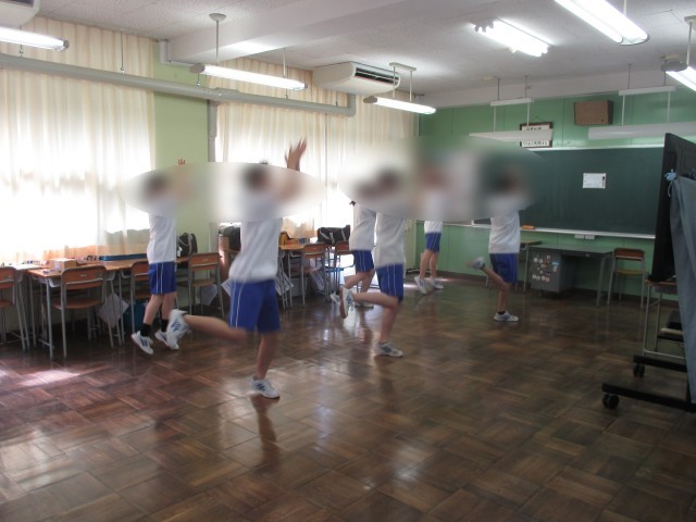 確認後はまた練習