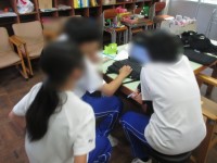 生徒会スローガンのデザイン決め