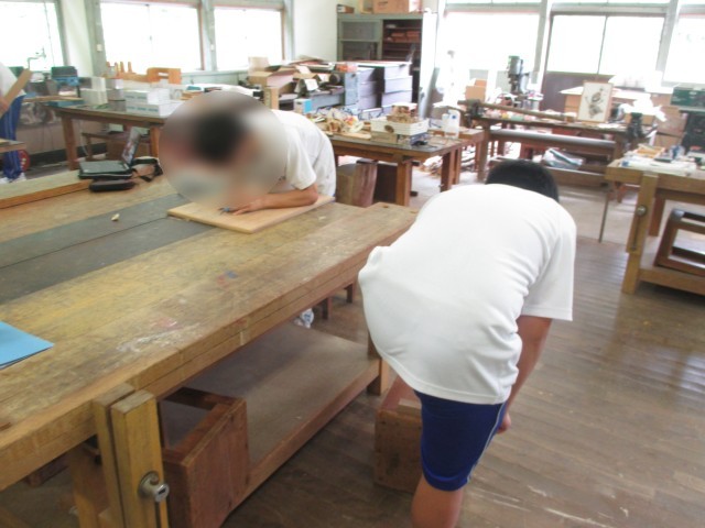 木材加工中
