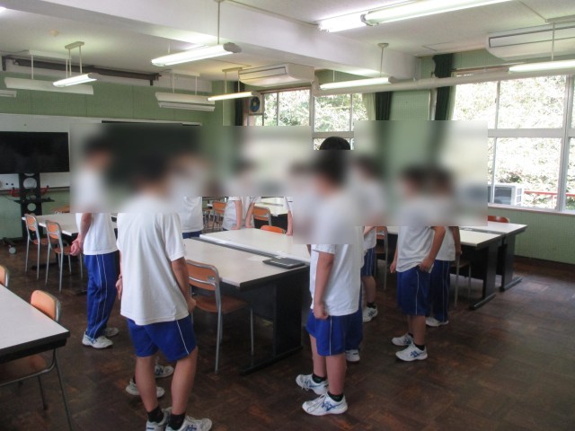青軍打ち合わせ