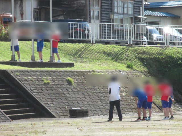 本部による掲揚練習
