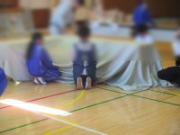 生徒・職員　総出で準備