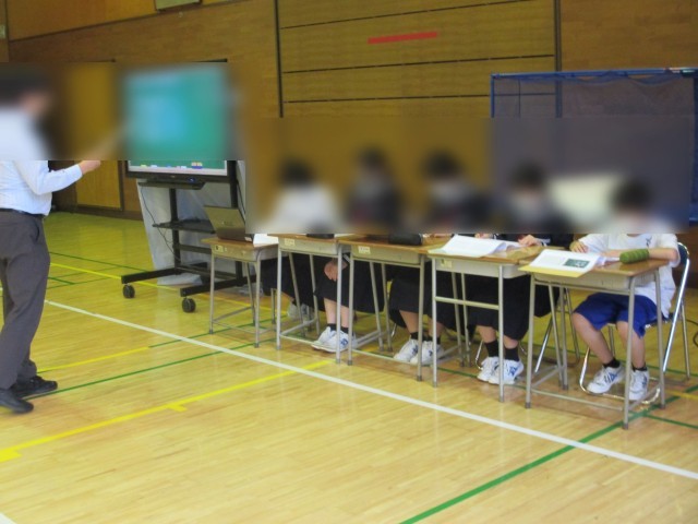 昼休み返上での準備　ありがとう